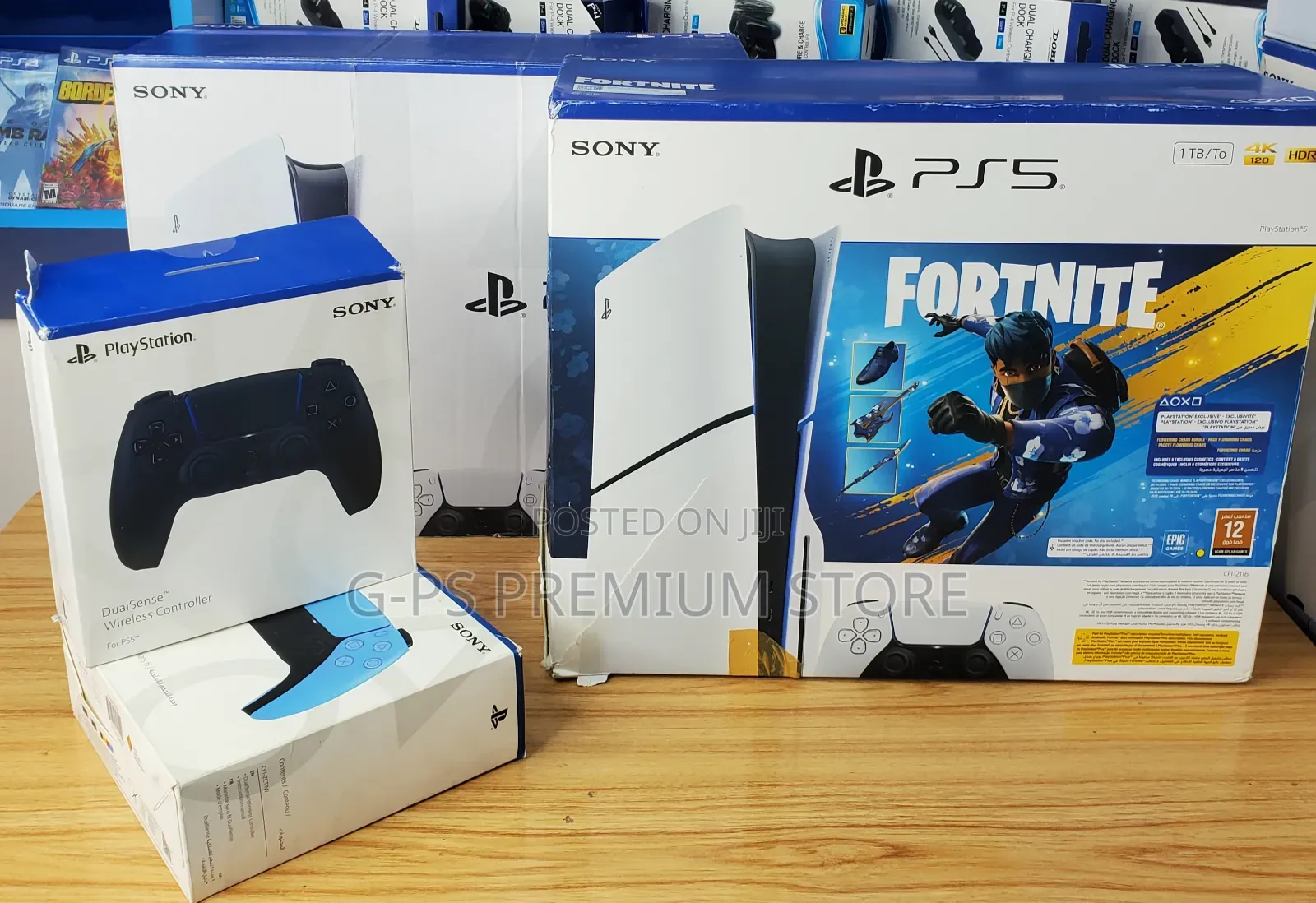 PS5 Slim New | FC 27 + 5 ጌሞች | ከነ ሙሉ አክሰሰሪው Packed ያልተከፈተ አዲስ ሻካራው