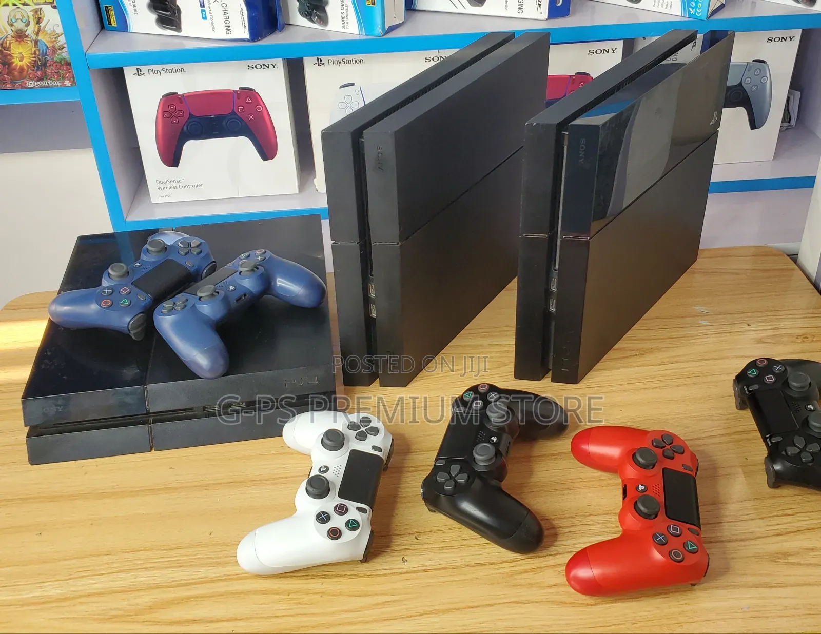 PlayStation 4 Fat Jailbreak (ጄልብሬክ) 10 ጌሞች 2 Joystick ያልተፈታ Dubai Used