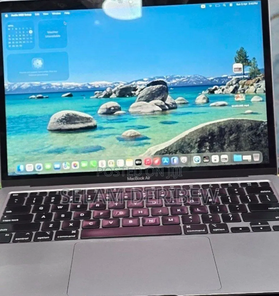 New Laptop Apple MacBook Air 2020 M1 8GB Apple M1 SSD 256GB