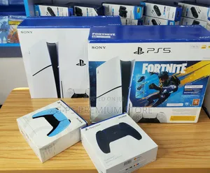 PlayStation 5 Slim Brand New | 5 ጌሞች | 1 Joystick ያልተከፈተ አዲስ ሻካራው