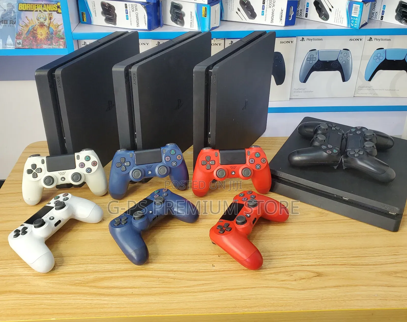 PS4 Slim (ጄልብሬክ Jailbreak) 12 ጌሞች የተጫኑበት 2 Joystick ያልተፈታ Dubai Used
‎