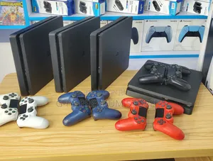 PS4 Slim (ጄልብሬክ Jailbreak) 12 ጌሞች የተጫኑበት 2 Joystick ያልተፈታ Dubai Used
‎