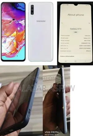 New Samsung Galaxy A70 128 GB White
