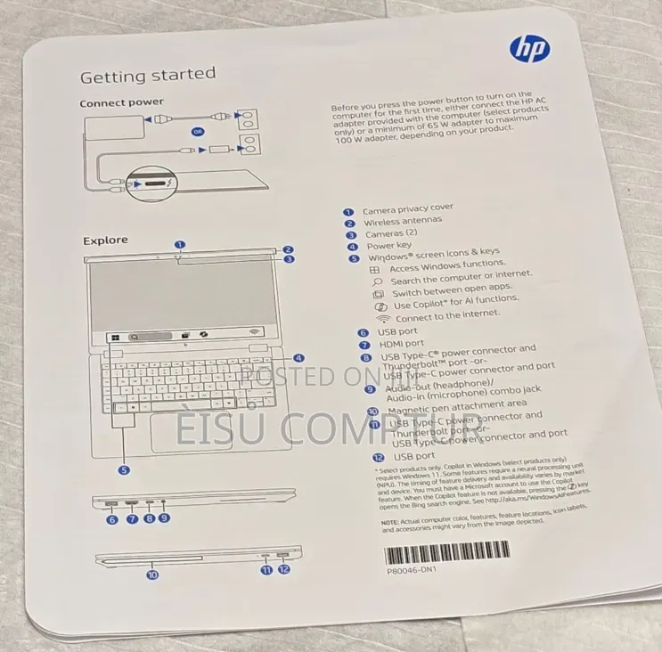 New Laptop HP OmniBook X Flip 16" 16GB Intel Core Ultra 7 SSD 1T