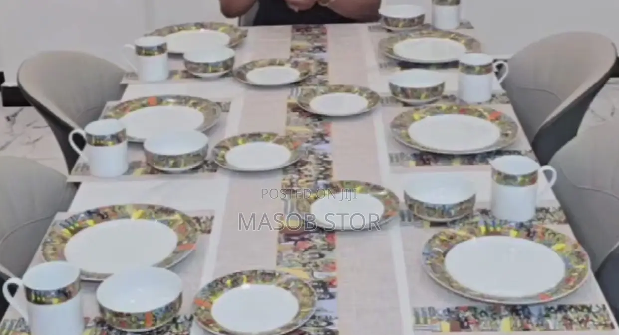 Saba 24PCs Ceramic Dinner Set ሳባ 24pc የሴራሚክ የመመገቢያ ሰት