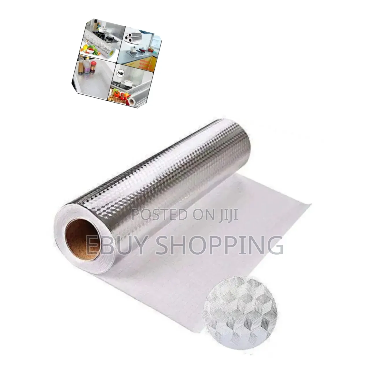 Self-Adhesive Kitchen Cabinet Film – 60cm X 5m Roll