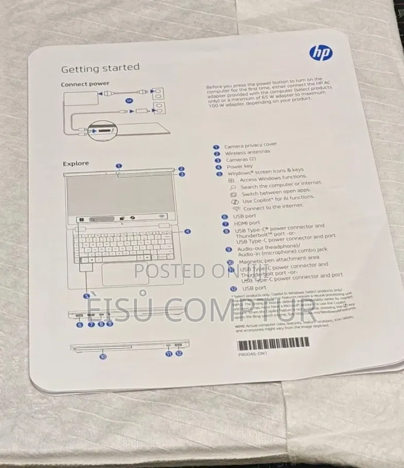 New Laptop HP OmniBook X Flip 14" 16GB Intel Core Ultra 7 SSD 1T