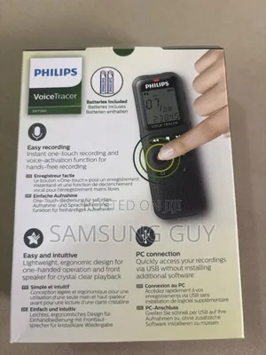 Philips VoiceTracer 8GB Digital Audio Recorder (Brand New)