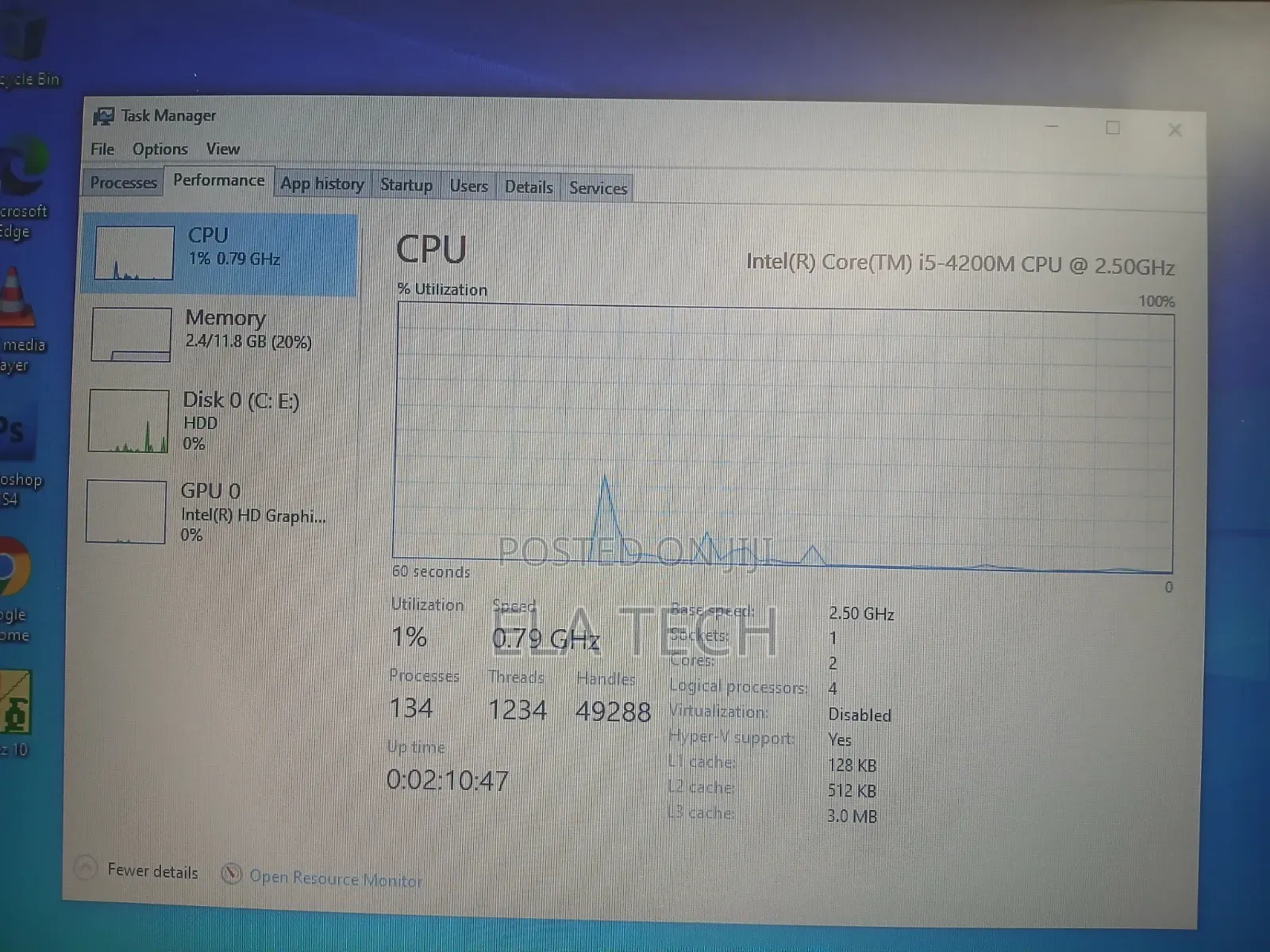 Laptop Lenovo B570 8GB Intel Core i5 HDD 500GB