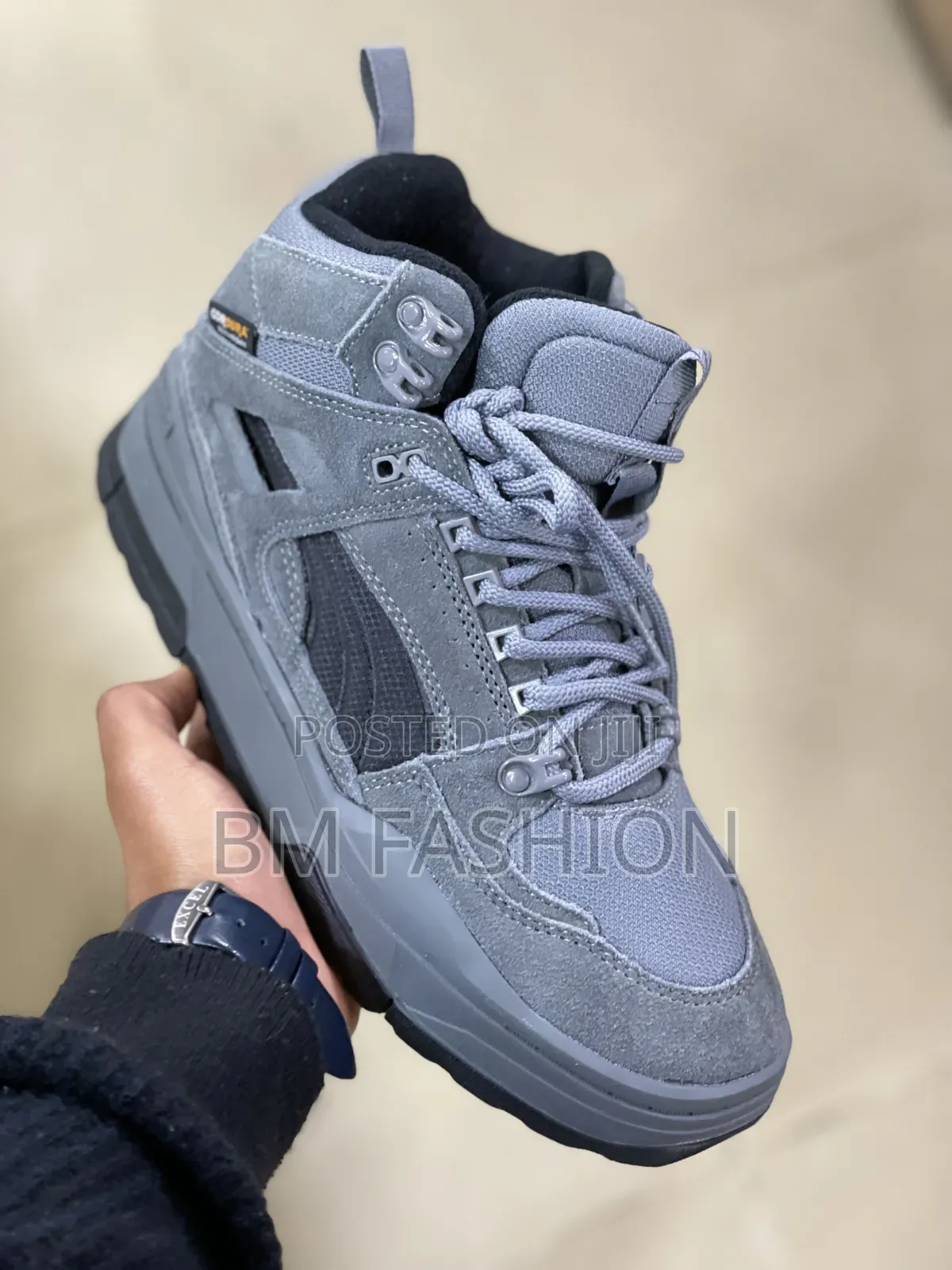 PUMA Slipstream High Sneaker Featuring Suede and Cordura Fabric Upper
