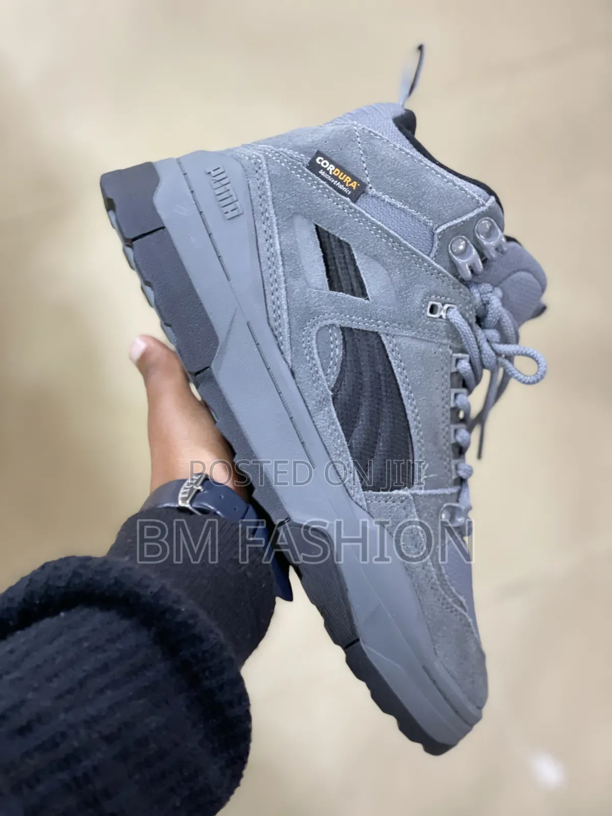 PUMA Slipstream High Sneaker Featuring Suede and Cordura Fabric Upper