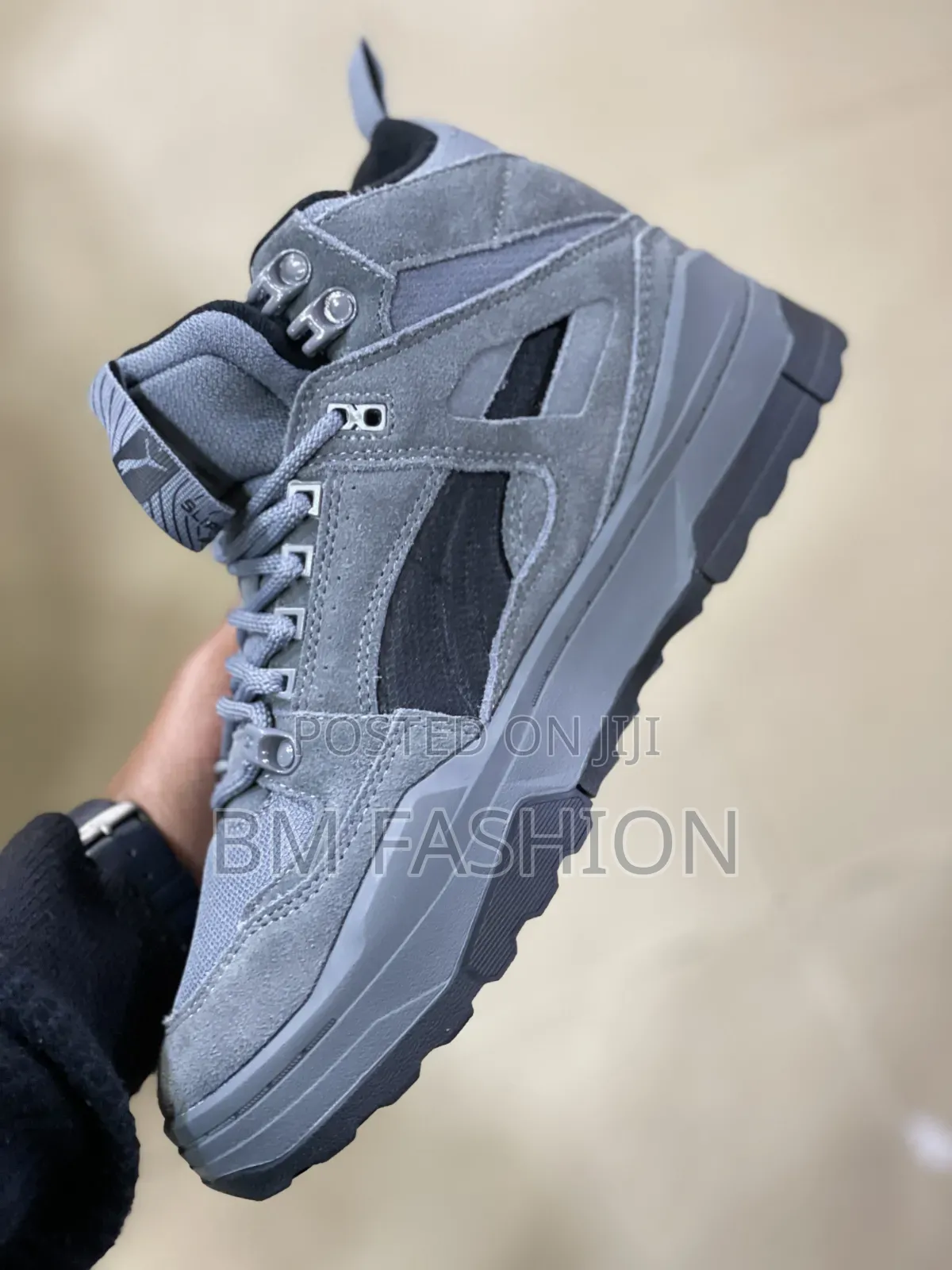 PUMA Slipstream High Sneaker Featuring Suede and Cordura Fabric Upper
