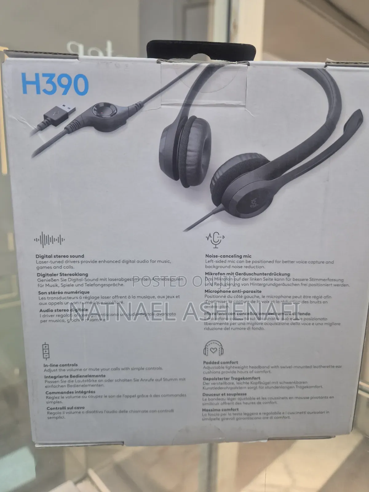 Lgotech H390 USB Headset With Microphone