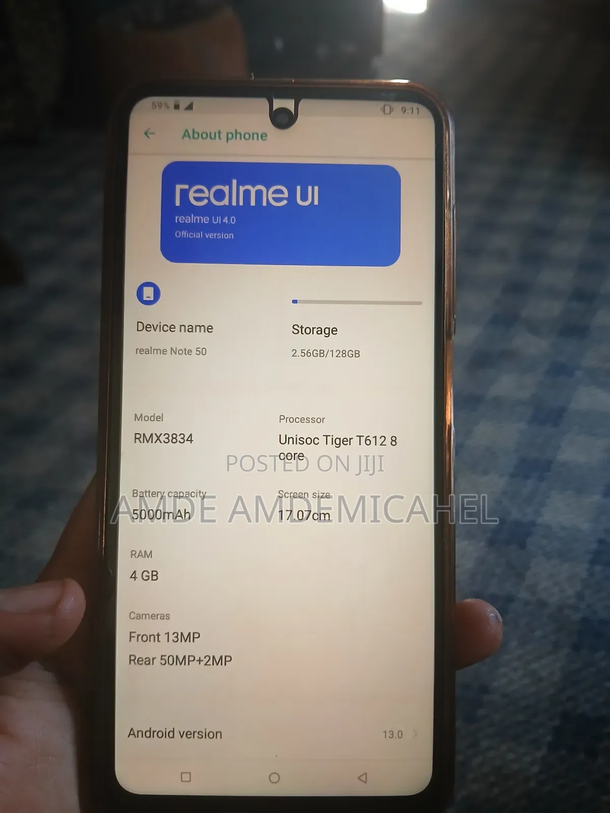 Realme Note 50 128 GB Blue