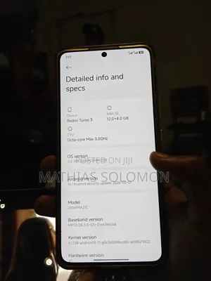 Xiaomi Redmi Turbo 3 256 GB White