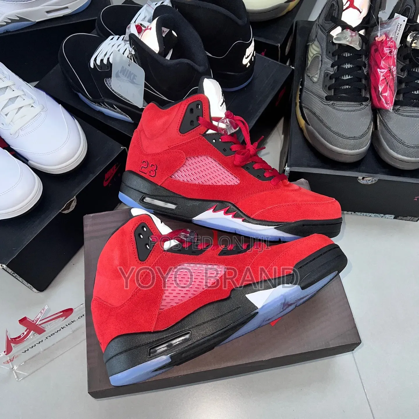 Air Jordan 5 Retro "Raging Bull"Unisex Fashion Sneaker
