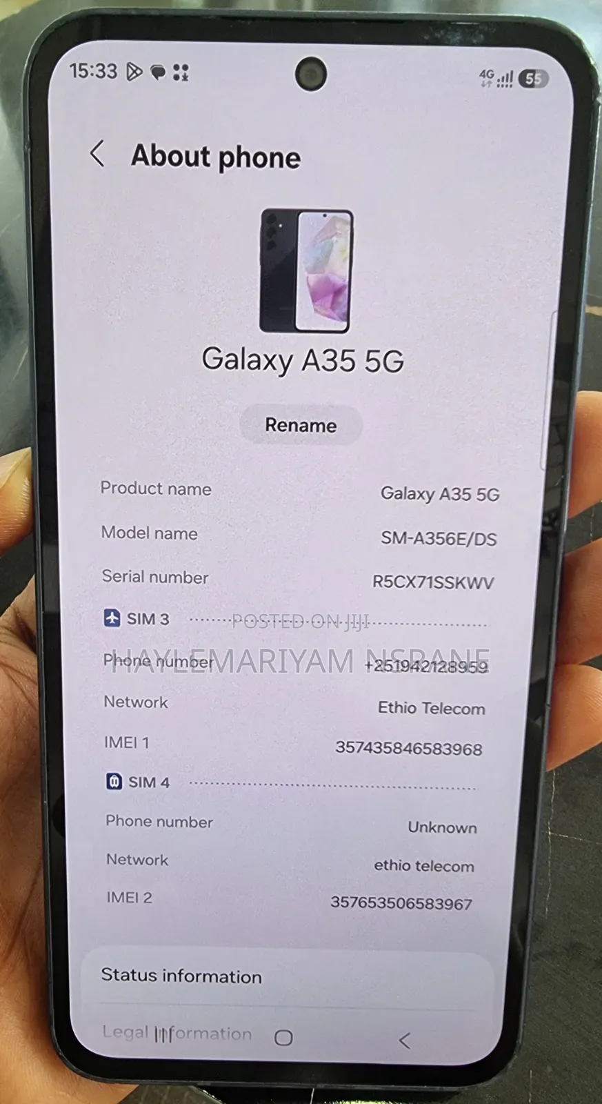 Samsung Galaxy A33 5G 256 GB Blue
