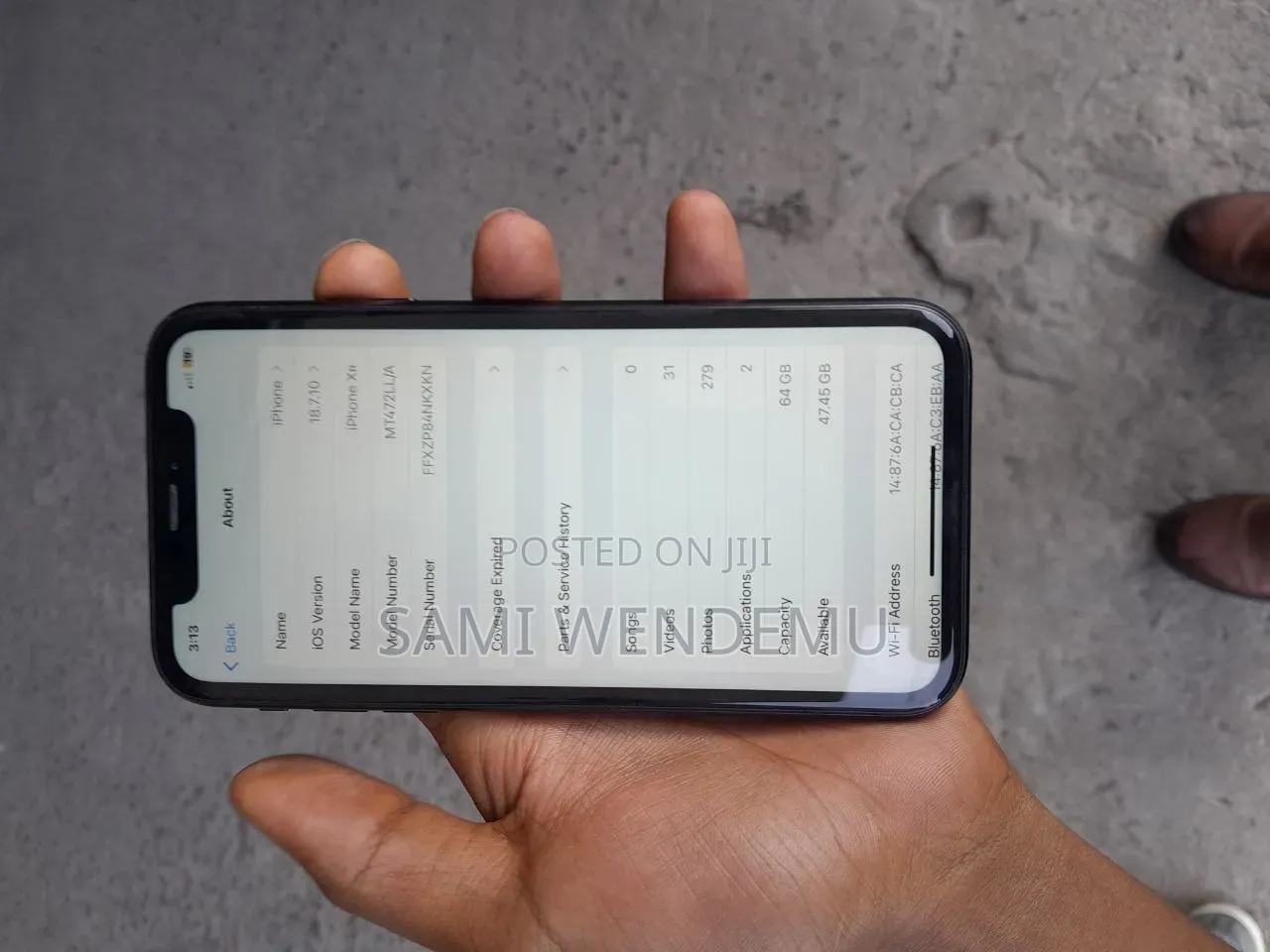 Apple iPhone X 64 GB Black