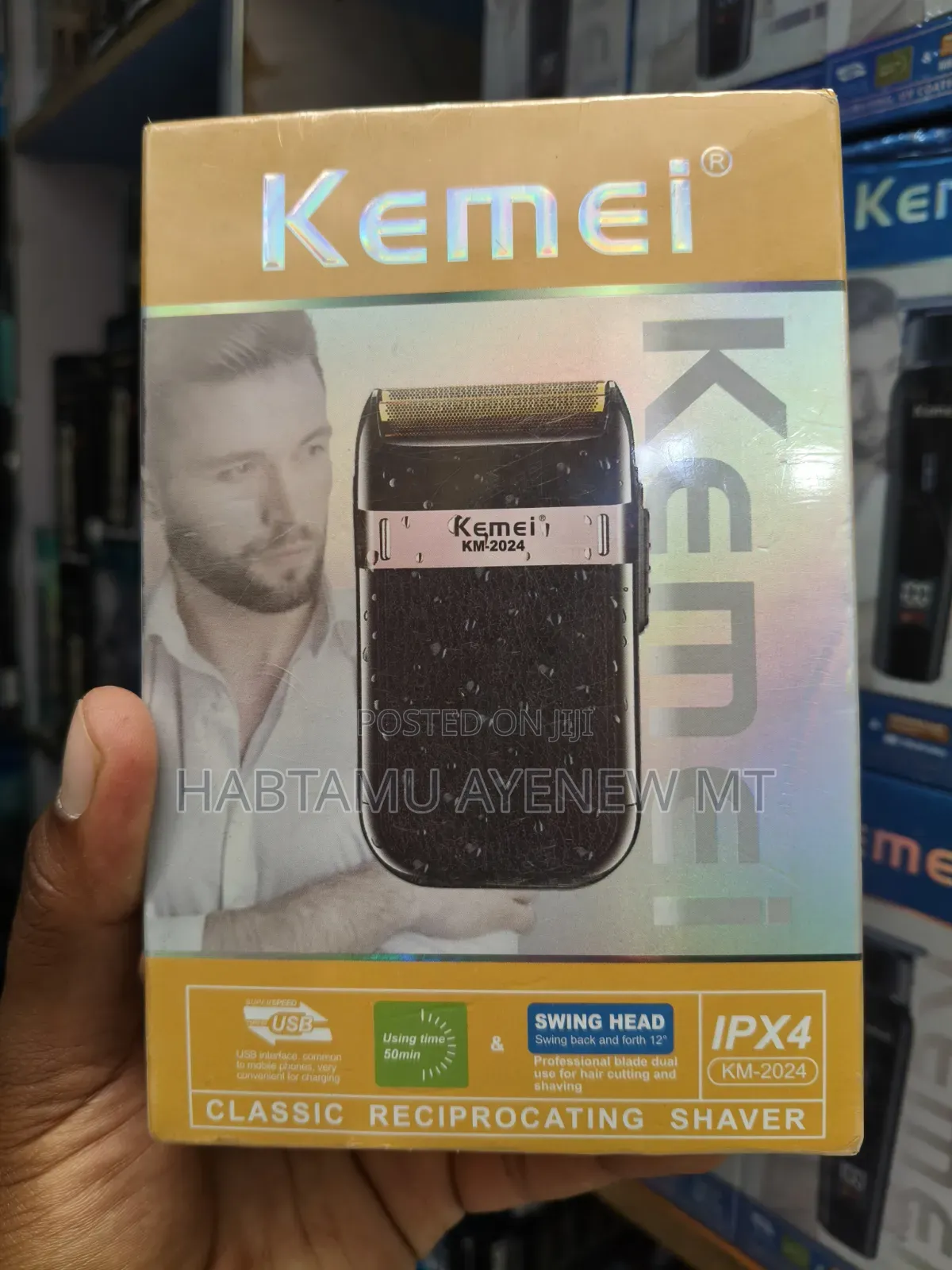 KEMEI KM-2024 Shaver 8000 RPM 