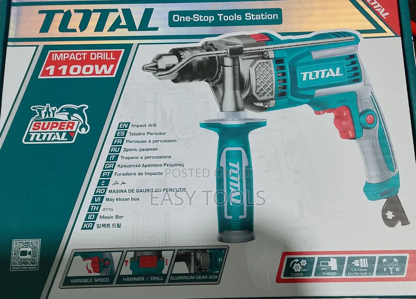 TOTAL 1100W Impact Drill