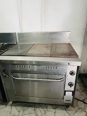 Commercial Electric Stove Gas Range የኤሌክትሪክ እና የጋዝ ስቶቭ