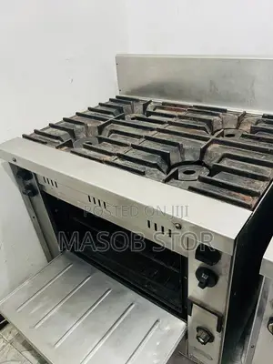 Commercial Electric Stove Gas Range የኤሌክትሪክ እና የጋዝ ስቶቭ