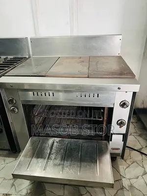 Commercial Electric Stove Gas Range የኤሌክትሪክ እና የጋዝ ስቶቭ