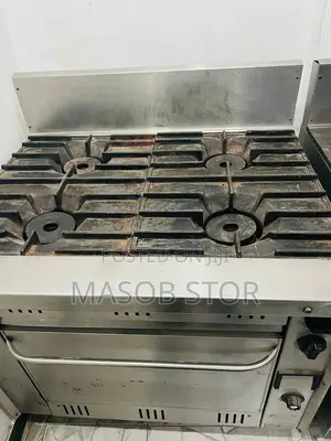 Commercial Electric Stove Gas Range የኤሌክትሪክ እና የጋዝ ስቶቭ