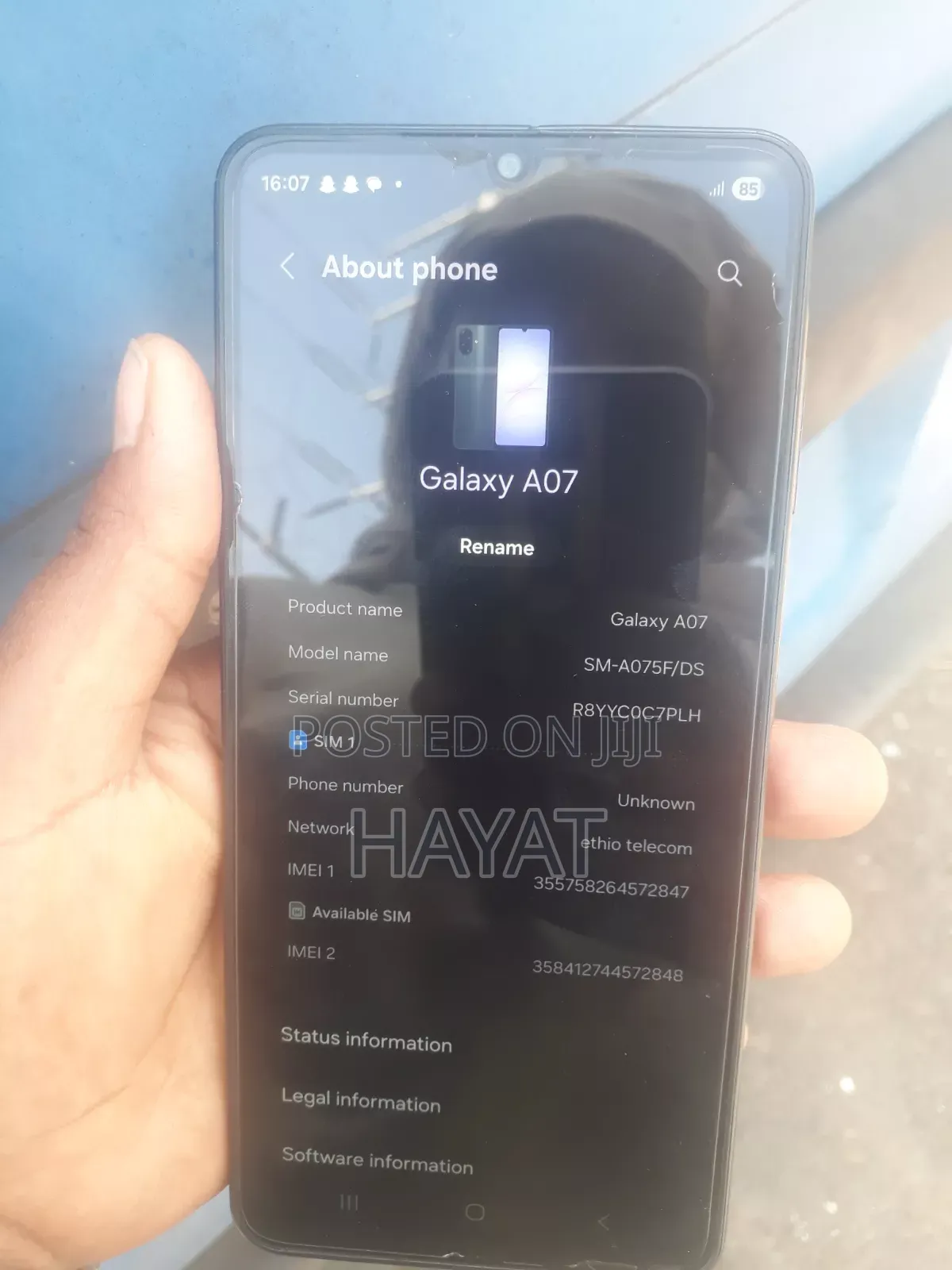 Samsung Galaxy A07 128 GB Black