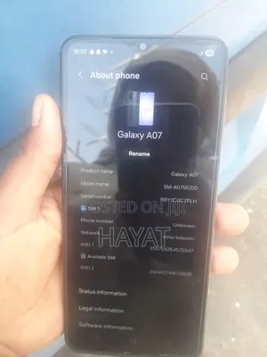 Samsung Galaxy A07 128 GB Black