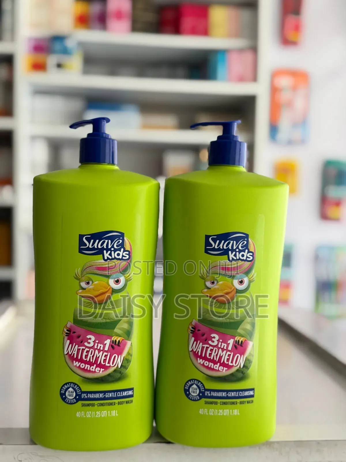 የልጆች Suave Kids 3in1 (ሻምፖ፣ ኮንዲሽነር እና ቦዲ ዋሽ) - 1.18L