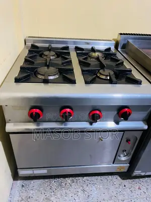 Commercial Gas Range , Grill, L Deep Fryer, Charbroiler