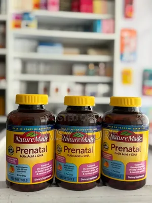 Nature Made Prenatal Multivitamin ከ Folic Acid + DHA ጋር (150 Softgels)