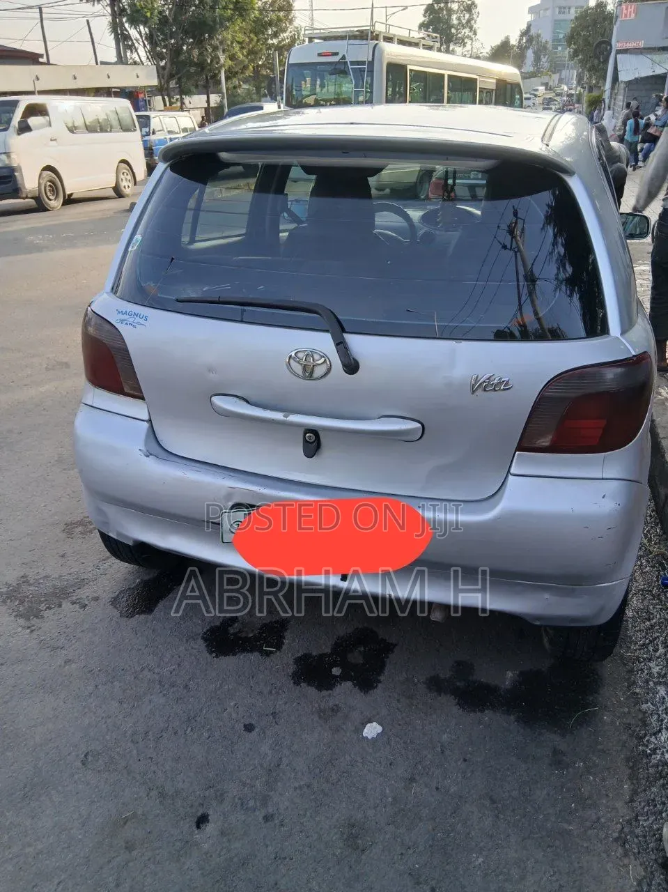 Toyota Vitz 2001 Silver