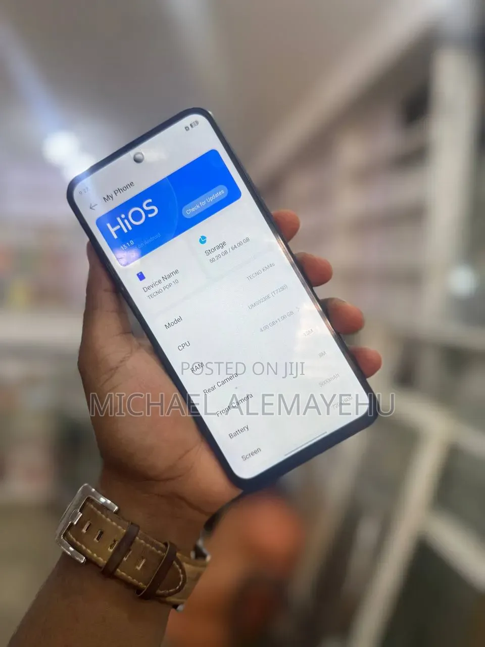 Tecno Pop 10 64 GB Gray