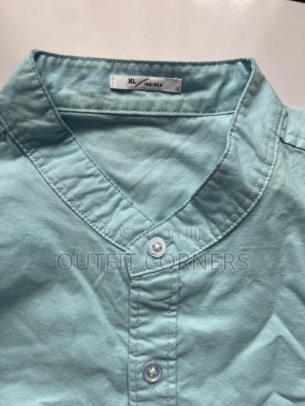 Turquoise Color Men's Shirt XL