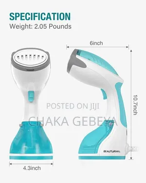 ሶኒፈር ጋርመንት ስቲመር - 1500W, 240ml, Includes Brush