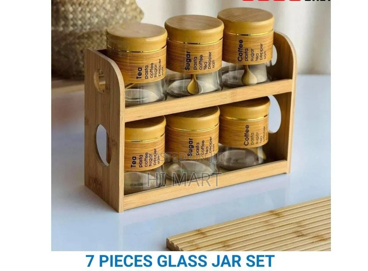 7pcs Top Quality Kitchen Storage Jar Set