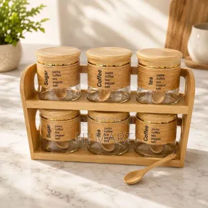 7pcs Top Quality Kitchen Storage Jar Set