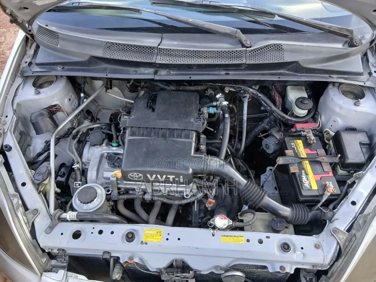 Toyota Vitz 2001 Silver