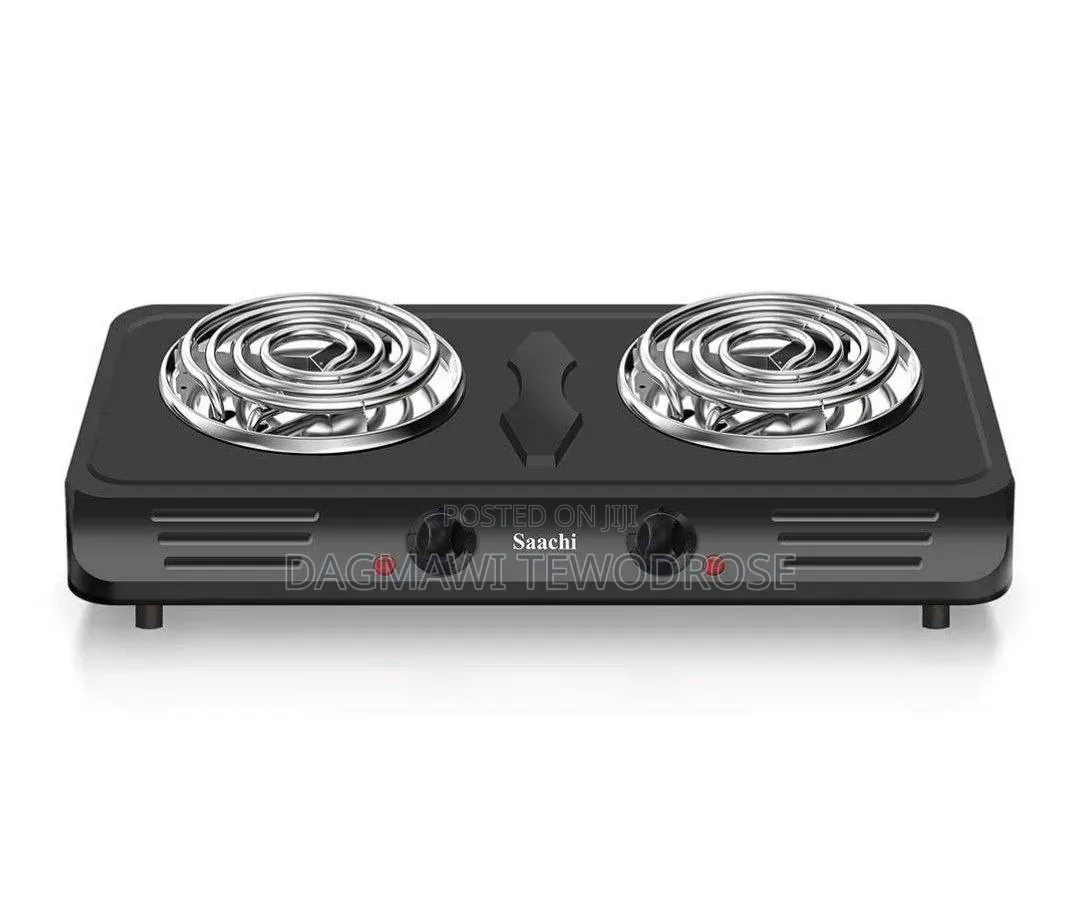 Saachi Hot Plate ሳቺ ባለሁለት ምድጃ ስቶቭ