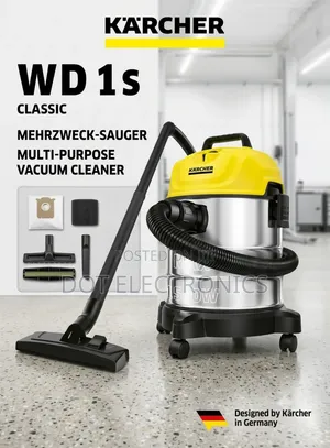 Kärcher WD 1s Classic Multi-Purpose Wet Dry Vacuum Cleaner (18L)