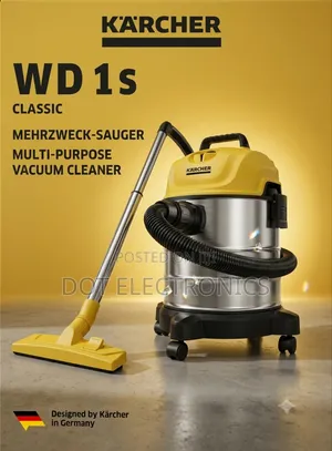 Kärcher WD 1s Classic Multi-Purpose Wet Dry Vacuum Cleaner (18L)
