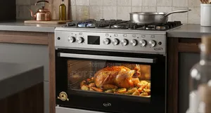 LUX Premium Stainless Steel Free-Standing Gas Cooker Oven (60x90)