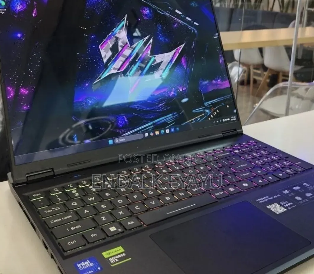New Laptop Acer Predator Helios Neo 16 32GB Intel Core Ultra 9 SSD 1T