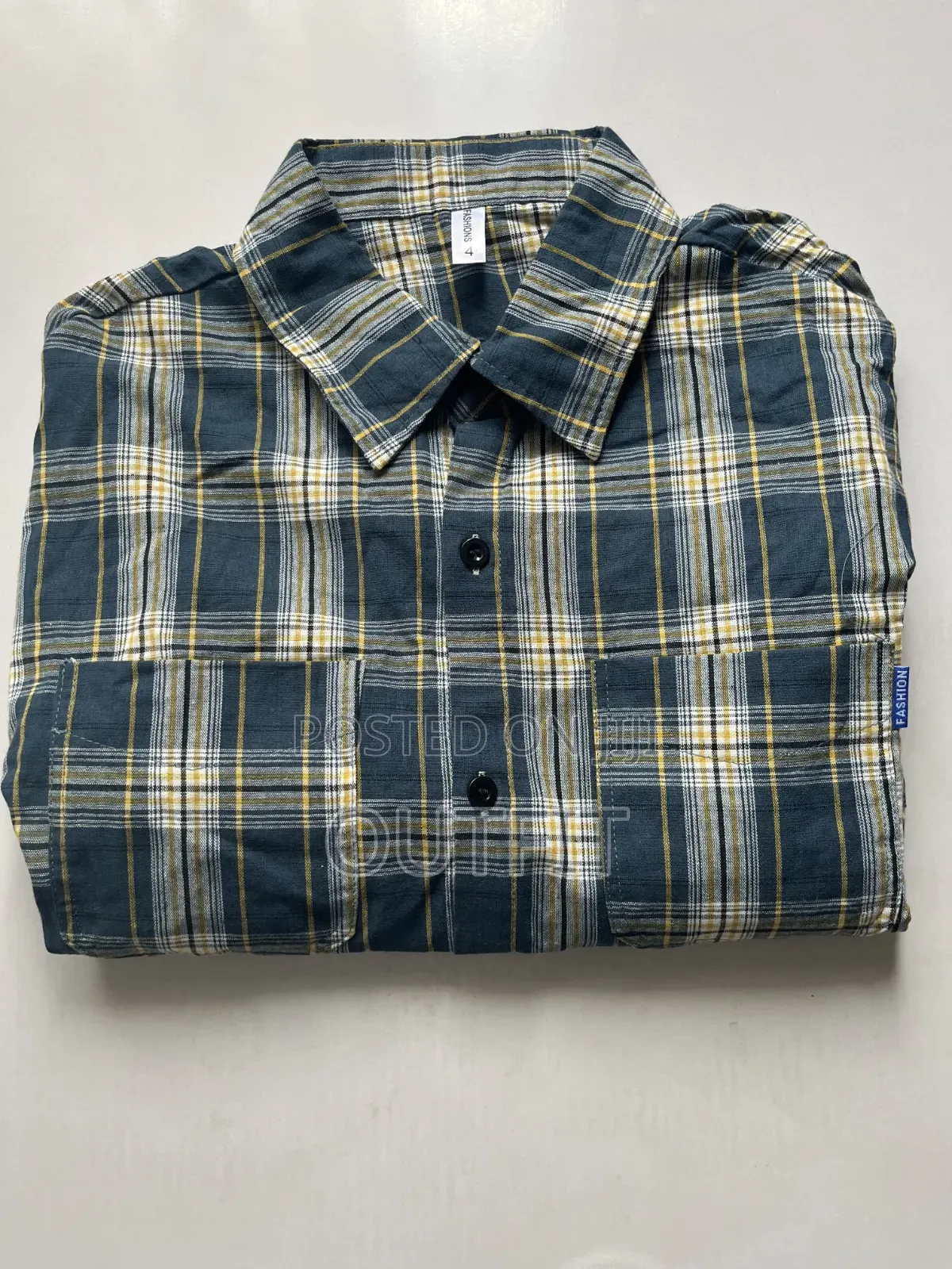 Cclassic Mens Square Shirt