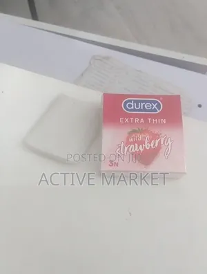 Durex Extra Thin Wild Strawberry Condom