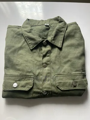 Green Casual Mens Shirt
