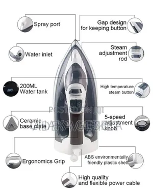 Hometime Steam Iron – 2200W – Free Delivery