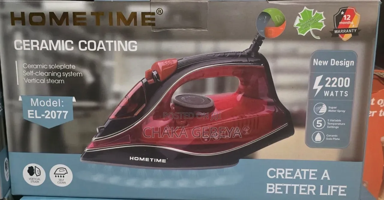 Hometime Steam Iron – 2200W – Free Delivery